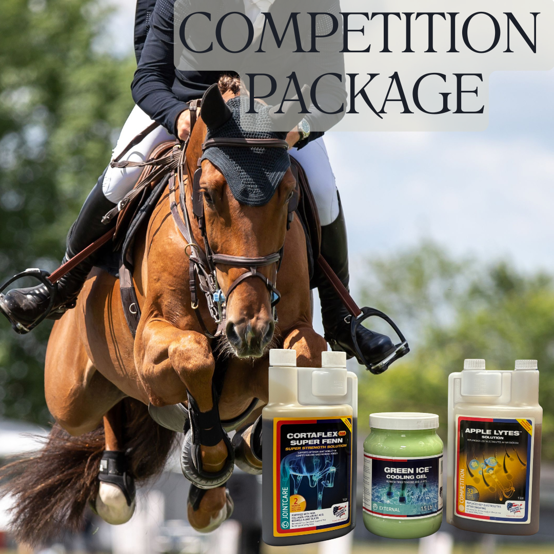 Supplementen voor wedstrijdpaarden