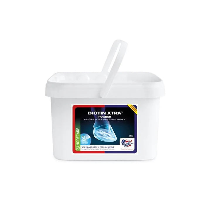 Equine America Biotin Xtra Powder – supplement voor gezonde hoeven en vacht bij paarden