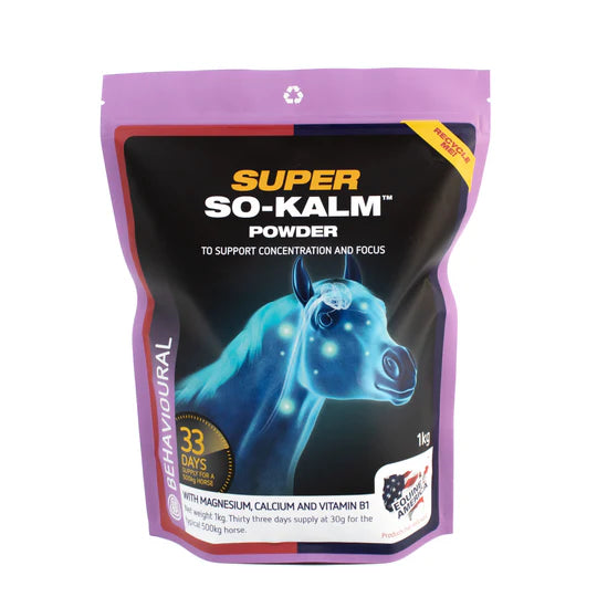 Equine America Super So Kalm Powder – rustgevend supplement voor gespannen of nerveuze paarden